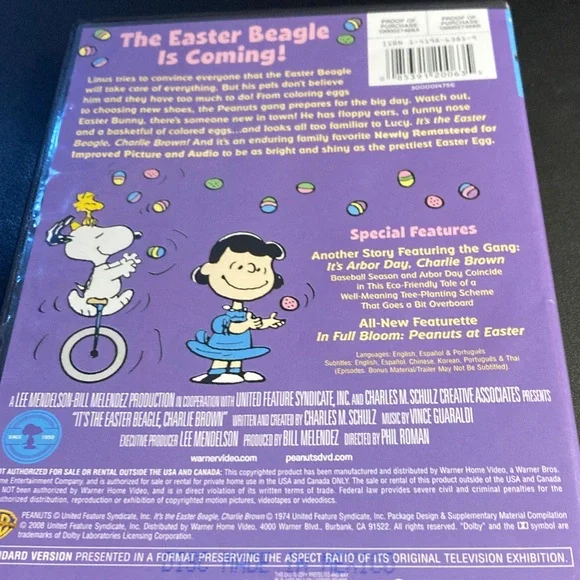 It's The Easter Beagle, Charlie Brown DVD - Picture 2 of 4